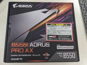 B550I AORUS PRO AX　rev1itx マザーボード未開封