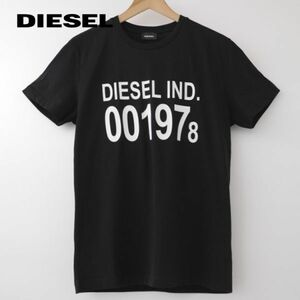 Mサイズ DIESEL ディーゼル ロゴ Tシャツ diego001978 メンズ ブランド 黒 ブラック