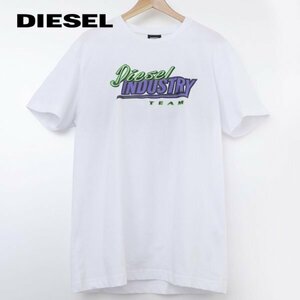 Sサイズ DIESEL ディーゼル ロゴ Tシャツ DIEGOSK37 メンズ ブランド 白 ホワイト