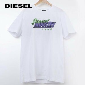 Lサイズ DIESEL ディーゼル ロゴ Tシャツ DIEGOSK37 メンズ ブランド 白 ホワイト
