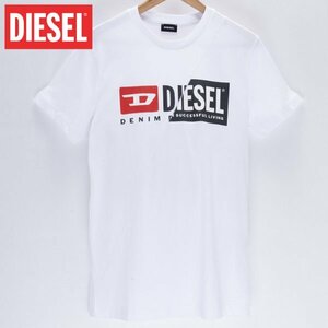 XLサイズ DIESEL ディーゼル 新旧ロゴ Tシャツ DIEGO-CUTY メンズ ブランド 白 ホワイト