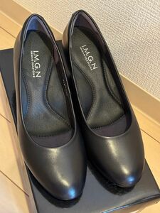 【 美品 】 洋服の青山ブランド I.M.G.M フォーマルパンプス 23.5cm 4E