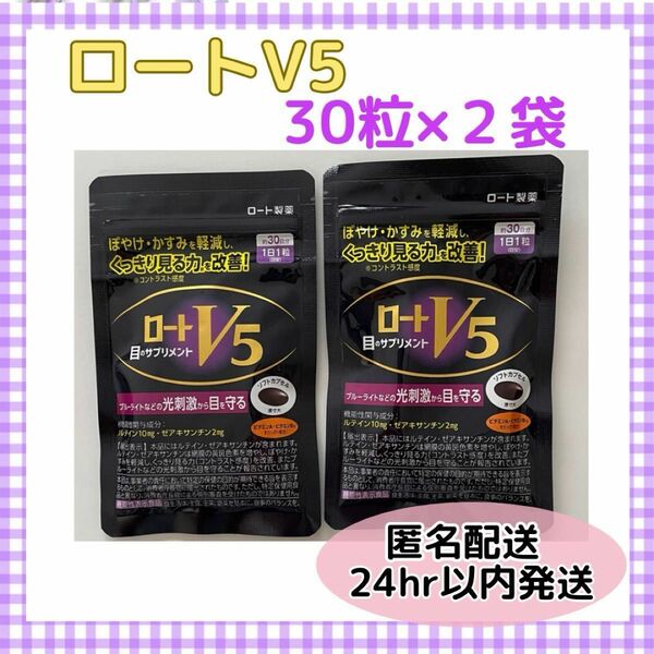 ロート製薬　ロートV5 目のサプリメント　30粒(30日分)× 2袋セット