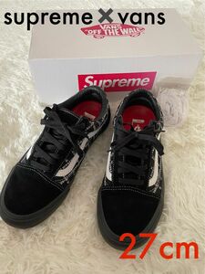 Supreme × Vans Old Skool Black 20AW