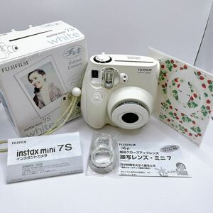 チェキ instax mini 7S インスタントカメラ ホワイト