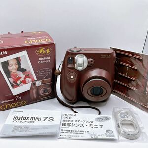 チェキ instax mini 7S インスタントカメラ チョコ CH