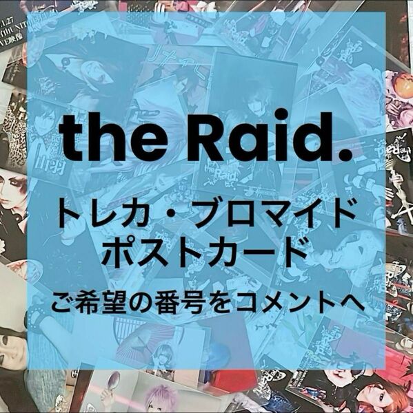 the Raid. メンバートレカ/ブロマイド/ポストカード 計50枚
