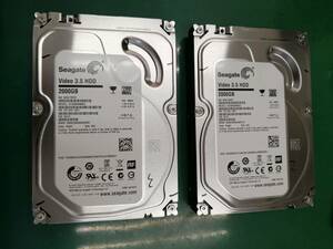 [ вскрыть завершено товар ]Seagate жесткий диск 2TB 3.5 дюймовый HDD SATA 2 шт. комплект 