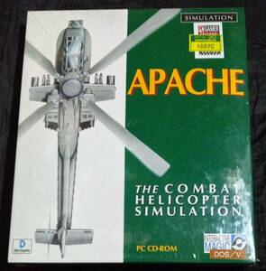 未使用/未開封/CD-ROM/ APACHE アパッチ /DOS-V /コンバット ヘリコプター シュミレーション/THE COMBAT helicopter simulation/