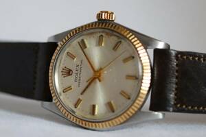 ROLEX【1円～】簡易調整済 ロレックス オイスター パーペチュアル 31 OYSTER PERPETUAL コンビ ミッドサイズ ref.6551 Cal.1161 ジャンク