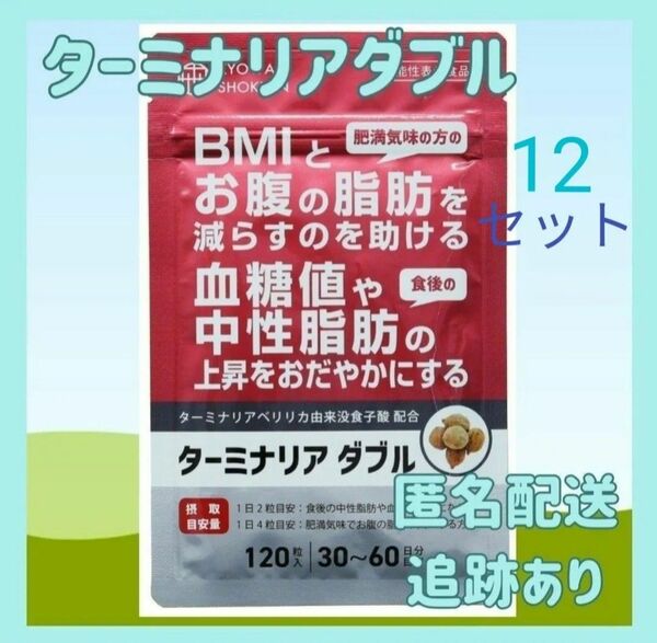 【12袋セット】ターミナリア ダブル ダイエットサプリ BMI 血糖値 中性脂肪