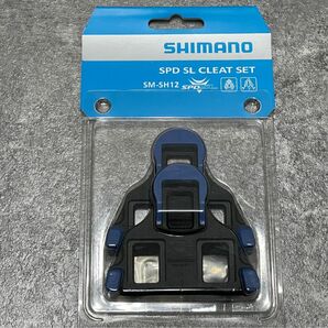 【新品・未使用】シマノ SM-SH12 SPD-SL クリートセット 青
