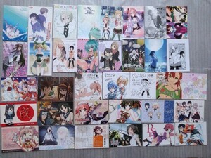 アニメ、コミック、美少女 イラストカード、ポストカード、ステッカー、など 大量 まとめ売り