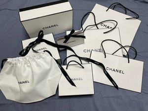 【送料無料】CHANEL　シャネル　巾着袋　空箱　パッケージ　紙袋　ショッパー　セット