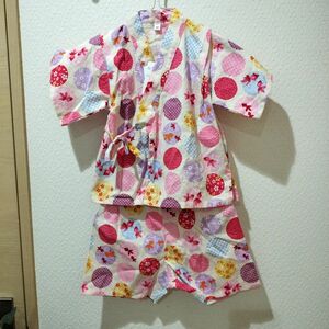 新品　未使用　子供　ベビー　甚平　浴衣　お祭り　 女の子 じんべい