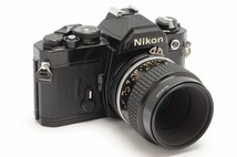 Nikon FM ブラック 3146959 /Ai-S Micro-NIKKOR 55mm f2.8 304524_画像3