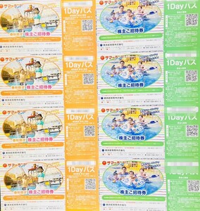 [ mail free ] Tokyo horse racing place stockholder complimentary ticket ( summer Land 1Day Pas 4 sheets + spring autumn season limitation 1Day Pas 4 sheets 