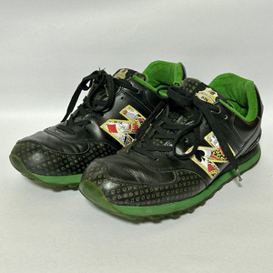 希少▽New Balance M574JVBC ラスベガス トランプ スニーカー 27.5cm 黒 ブラック LIMITED EDITION 574