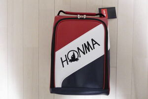 新品 HONMA GOLF シューズケース レッド/ネイビー 本間 ホンマ ゴルフ（定価：6,600円）