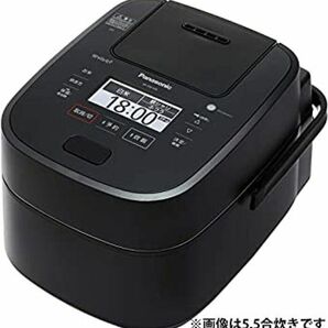 【難アリ ジャンク品】パナソニック Wおどり炊き ＩＨ炊飯器１升炊き 黒 ブラック SR-VSX189