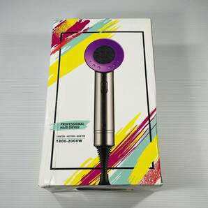 【海外製】【美品】【動作未確認】PROFESSIONAL HAIR DRYER D087 マイナスイオン 強風/天然/交換式ノズル3種付き☆商品番号：【ype240124】の画像4