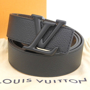 【本物保証】 箱・布袋付 新品同様 ルイヴィトン LOUIS VUITTON ベルト LV ブースト 30MM リバーシブル ロゴ M0594W 腰ベルト 希少 レア