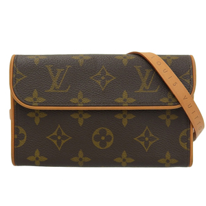 【本物保証】 超美品 ルイヴィトン LOUIS VUITTON モノグラム ポシェット フロランティーヌ ボディバッグ ウエストバッグ ポーチ M51855