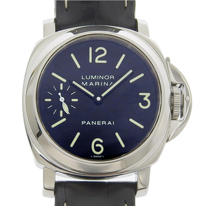 【本物保証】 箱・保付 新品同様 パネライ PANERAI ルミノール マリーナ スモールセコンド ノンデイト 腕時計 PAM00001 OP6518 2023/09OH済