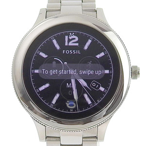 [ genuine article guarantee ] box * guarantee attaching super-beauty goods Fossil FOSSIL Q venturess men's wireless charge wristwatch touch screen FTW6003 rare rare 