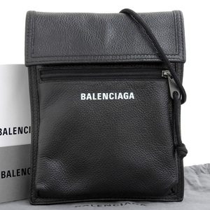 【本物保証】 布袋・保付 超美品 バレンシアガ BALENCIAGA ストラップ スモール ポーチ ロゴ ショルダーバッグ ショルダーポーチ 532298