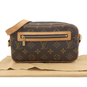 【本物保証】 布袋付 ルイヴィトン LOUIS VUITTON モノグラム ポシェット シテ ショルダーポーチ ショルダーバッグ M51183