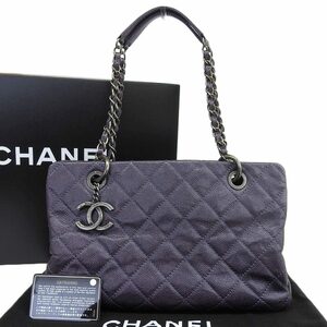 【本物保証】 箱・保・布袋付 超美品 シャネル CHANEL チェーン トートバッグ ブティックシール(2012.9.15.O.T) 16番台 A67413 Y07811