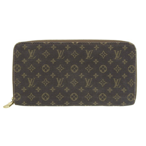 【本物保証】 ルイヴィトン LOUIS VUITTON モノグラム ミニラン ジッピーウォレット ラウンドファスナー長財布 M95235