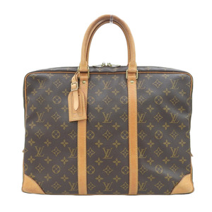 【本物保証】 ルイヴィトン LOUIS VUITTON モノグラム ポルトドキュマン ヴォワヤージュ ビジネスバッグ 書類カバン M53361