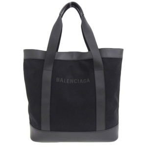 [ подлинный товар гарантия ] очень красивый товар Balenciaga BALENCIAGA темно-синий бегемот большая сумка "мамина сумка" 374767 1000 X 002123 большая сумка парусина чёрный 