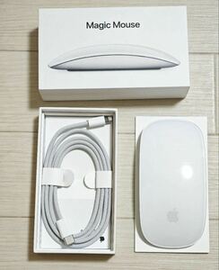 美品　現行　Apple Magic Mouse MK2E3J/A Multi-Touch対応 マジックマウス3 ホワイト　A1657 第3世代