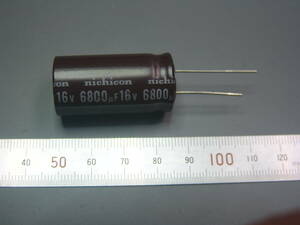 ニチコン　6800μF　16V　１０５℃　①