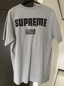 １回のみ着用★22ss Supreme Still Talking Tee サイズM ヘザーグレー★シュプリーム スティルトーキングTシャツ★