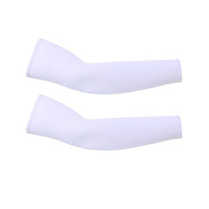 ARM SLEEVES arm cover white arm sleeve cold sensation sunscreen ventilation speed .UV measures ultra-violet rays measures 
