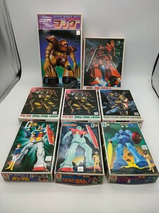 1 иен ~ пластиковая модель 8 пункт . суммировать BANDAI Bandai Mobile Suit Gundam 1/144 1:100 шкала Showa Retro Vintage коллекция текущее состояние товар 
