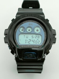 1円〜 CASIO カシオ G-SHOCK DW-6900ST STUSSY ステューシー 30周年 コラボ 腕時計 Gショック ジーショック ブラック×ブルー 黒×青