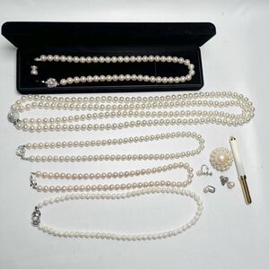 book@ pearl fake pearl pearl accessory ...,MIKIMOTO,2 ream necklace etc. . summarize great number necklace all .silver stamp equipped 