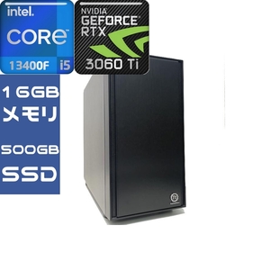 ゲーミングPC RTX 3060Ti Core i5 13400F 16GB 新品SSD NVMe 512GB デスクトップパソコン Windows11