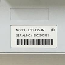 ☆NEC MultiSync LCD-E221N ワイド液晶モニター 21.5インチ フルHD（1920x1080）D-Sub/HDMI/DisplayPort 動作品　_画像9