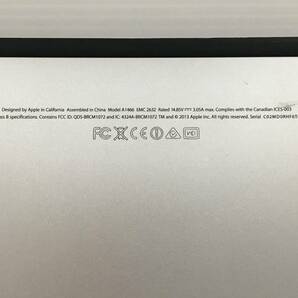 ☆【13.3インチ】Apple MacBook Air (13インチ, Mid 2013) A1466 Core i5(4250U)/1.3GHz RAM:4GB/SSD:256GB Catalina 動作品 ※難ありの画像8