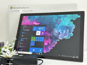 【良品 12.3インチ】Microsoft Surface Pro 6 model:1796『Core i5(8350U) 1.7Ghz/RAM:8GB/SSD:256GB』Wi-Fi Win10 動作品