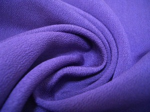 古布正絹縮緬はぎれ紫　144㎝　アンティーク昔着物リメイク古裂ちりめん細工つまみ細工