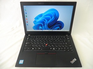 ThinkPad X280 Core-i5 8350U 1.7GHz 8GB/256GB Win11 pro MS Office 2021 【タッチパネル/日本語バックライトキーボード】