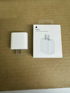 [ б/у ]iPhone Apple Apple оригинальный AC адаптор источник питания адаптер зарядное устройство USB-C MHJA3AM/A A2305 20W[ quotient 1]