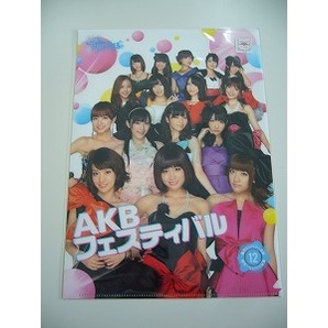 送料無料　AKB48 　チームサプライズ　クリアファイル　AKBフェスティバル・そのままで・涙に沈む太陽・君のC/W・1994年の雷鳴　6枚セット